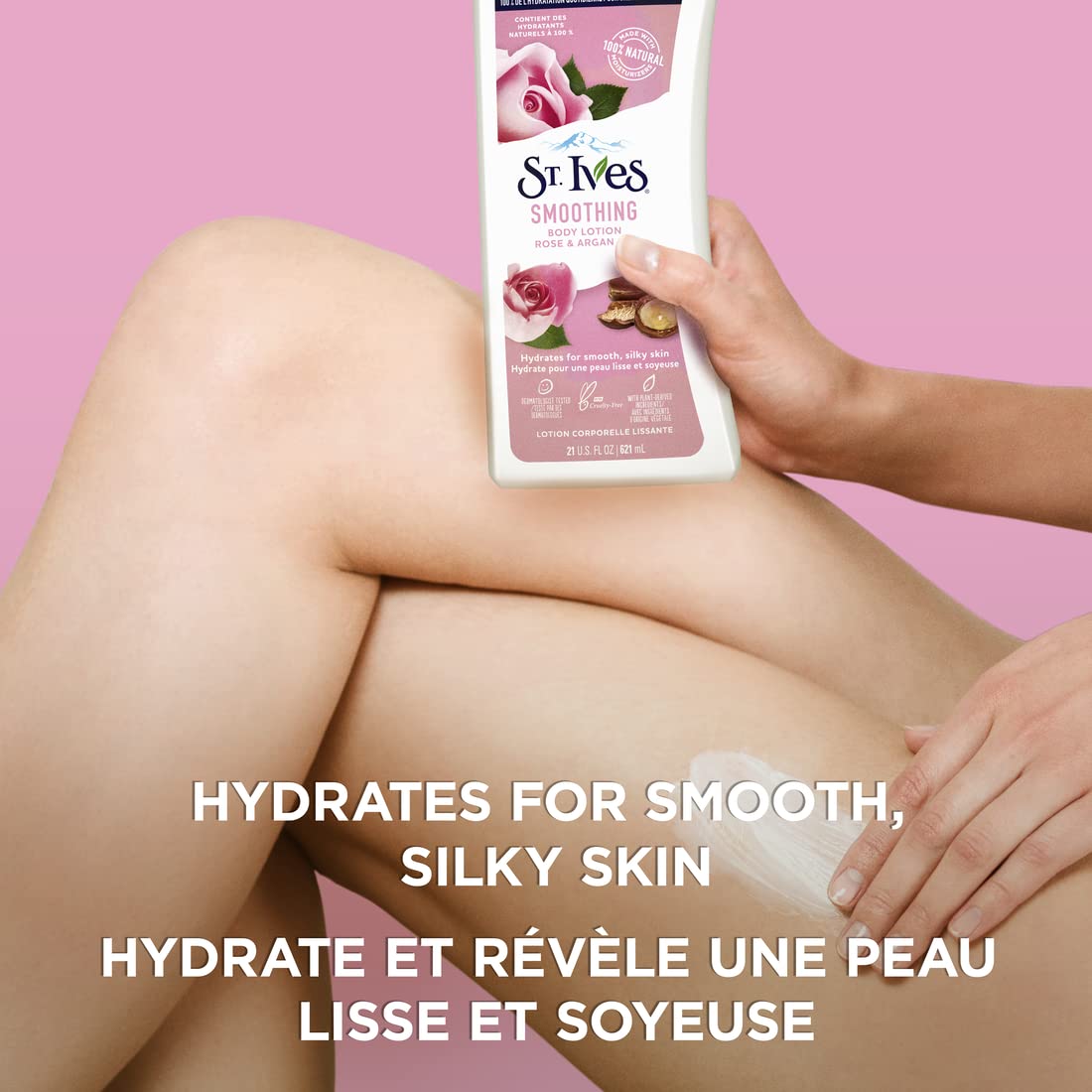 St. Ives Smoothing Body Lotion Rose & Argan Oil (621 ml)
