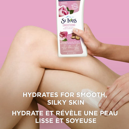 St. Ives Smoothing Body Lotion Rose & Argan Oil (621 ml)