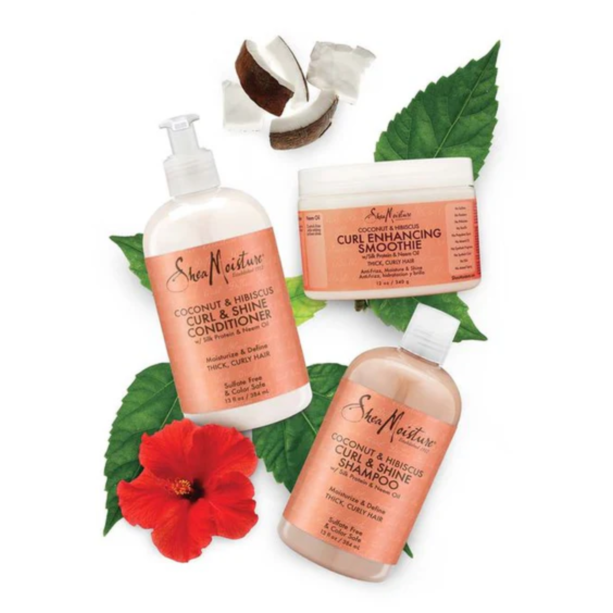 SheaMoisture Coconut & Hibiscus Curl Enhancing Smoothie – 340g