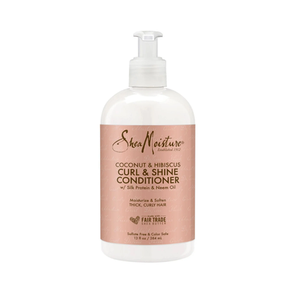 SheaMoisture Coconut & Hibiscus Curl & Shine Conditioner – 384ml