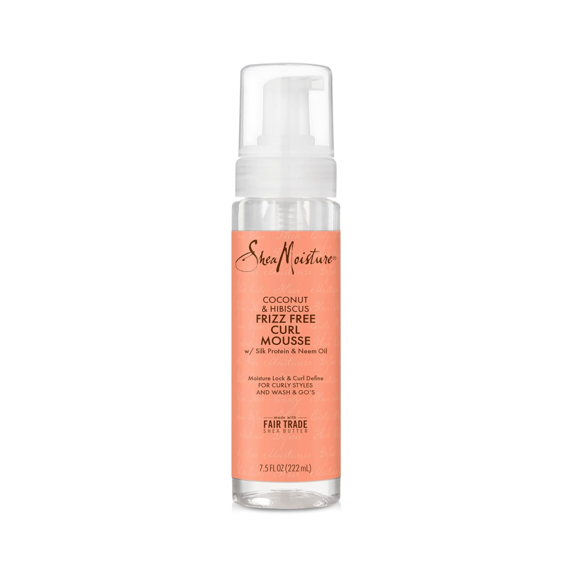 Shea Moisture Coconut & Hibiscus Frizz-Free Curl Mousse 222ml