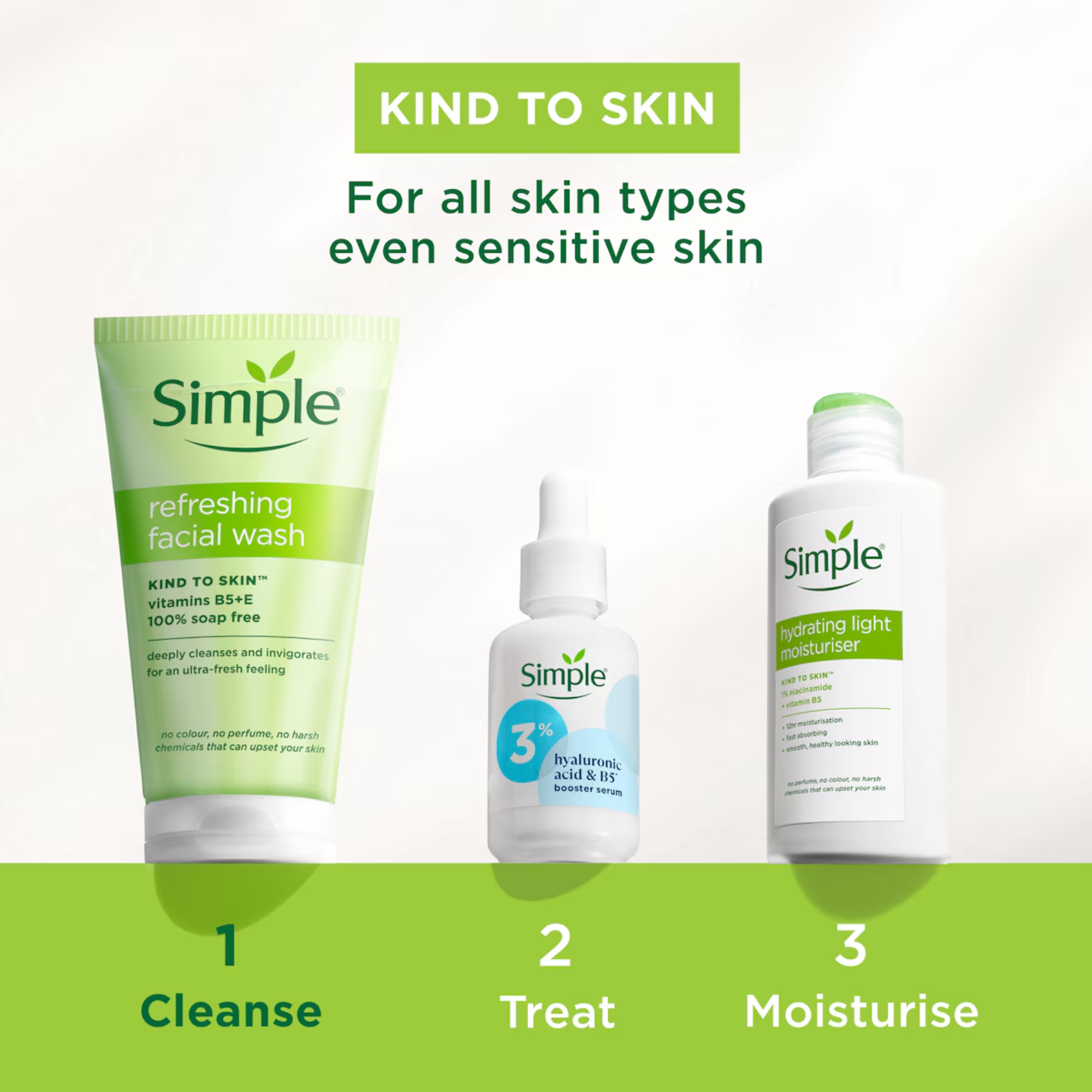 Simple Kind to Skin Refreshing Facial Wash – 150ml