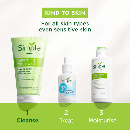 Simple Kind to Skin Refreshing Facial Wash – 150ml