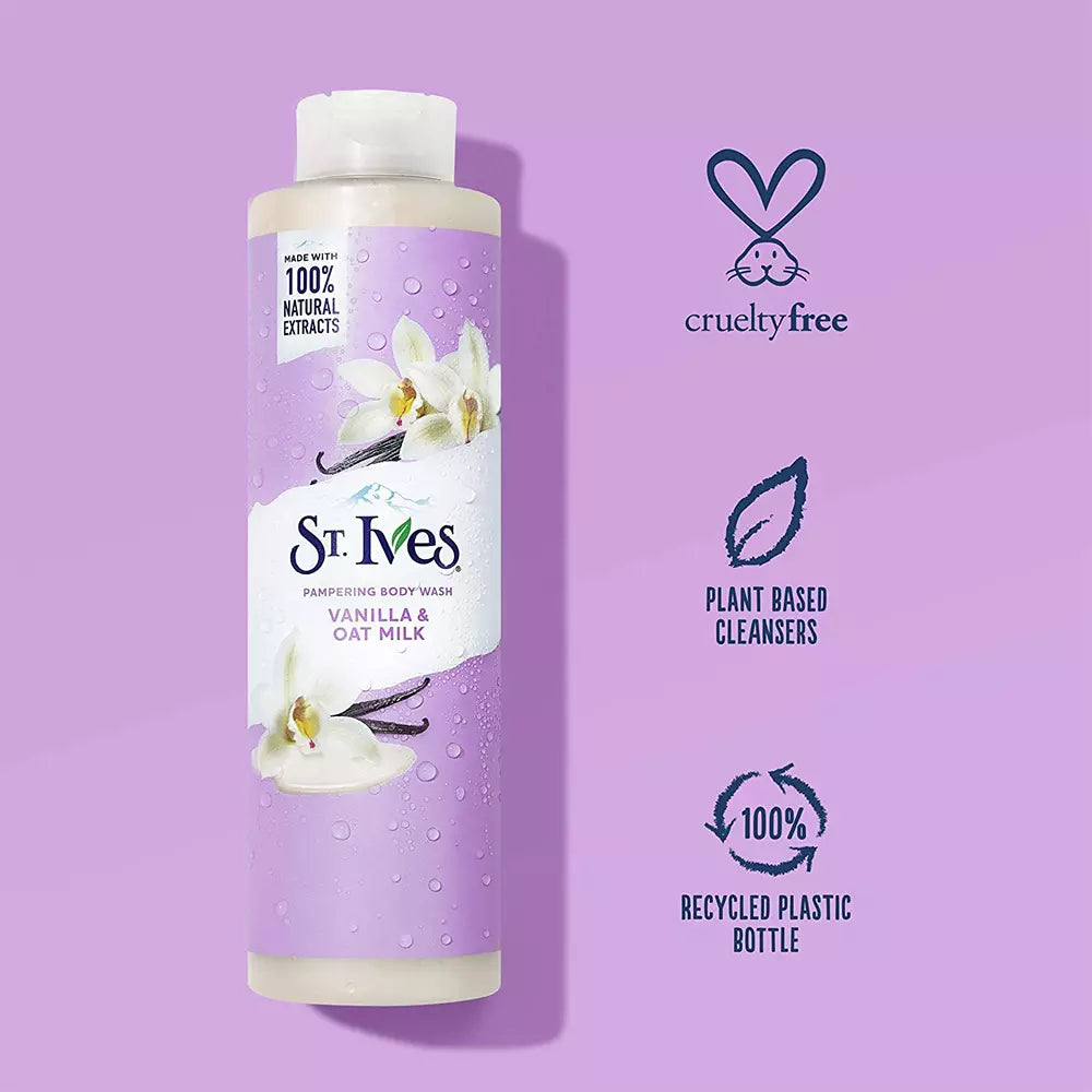 St. Ives Pampering Body Wash Vanilla & Oat Milk 650ml