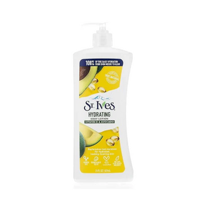 St. Ives Hydrating Vitamin E and Avocado Body Lotion (621ml)