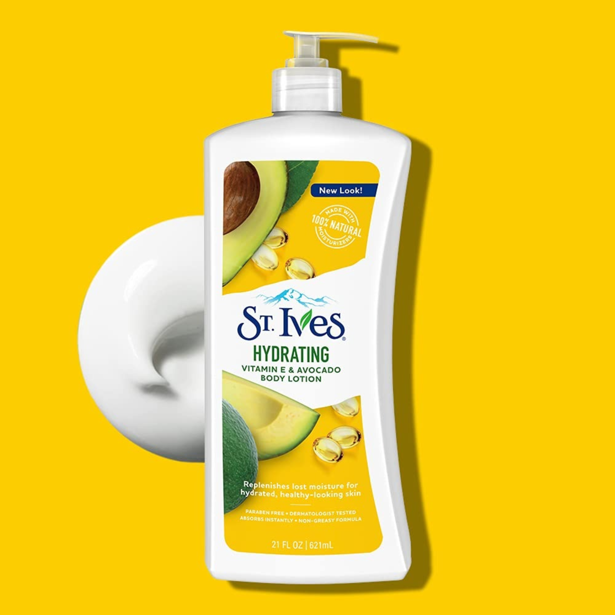 St. Ives Hydrating Vitamin E and Avocado Body Lotion (621ml)