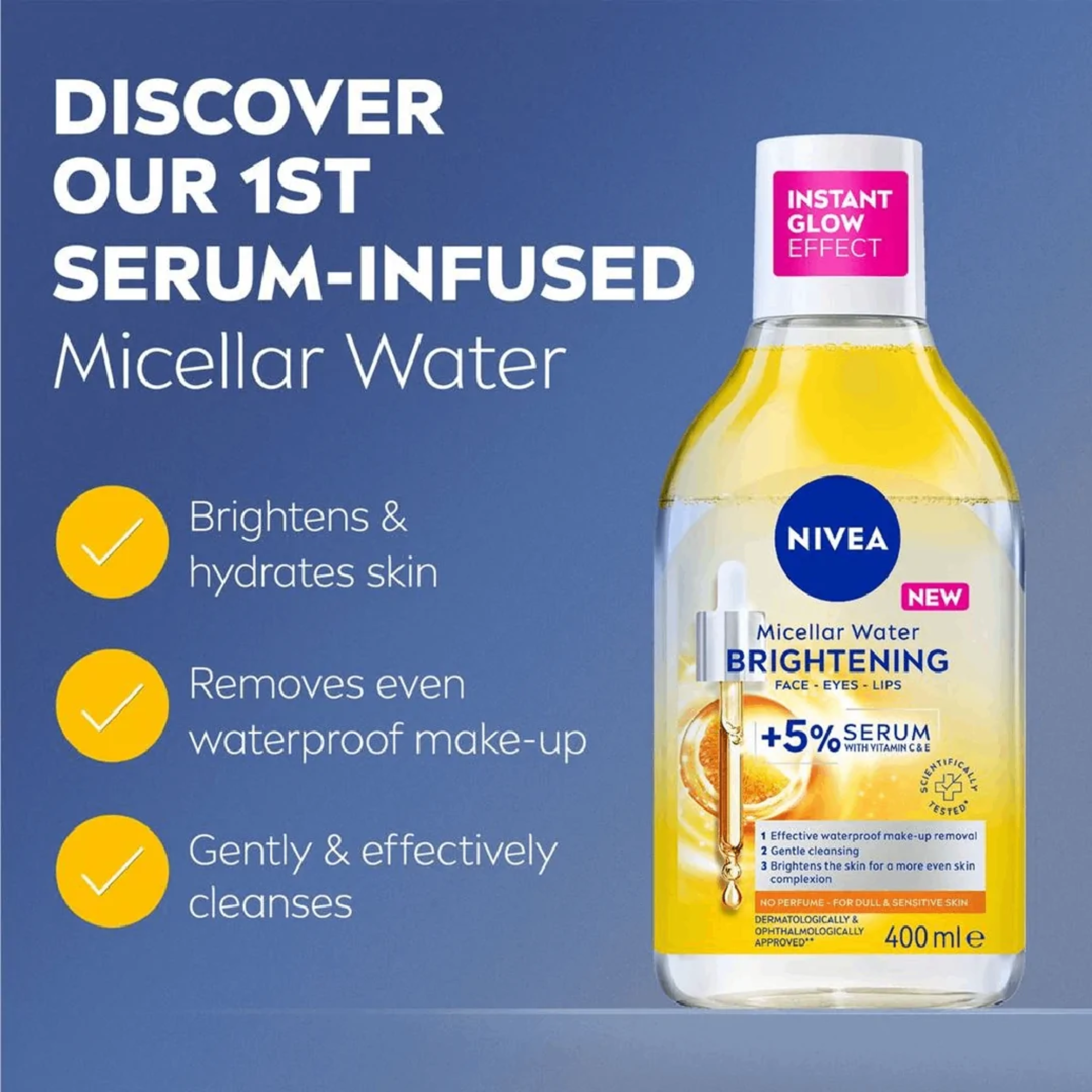 NIVEA Brightening Micellar Water – (400ml)