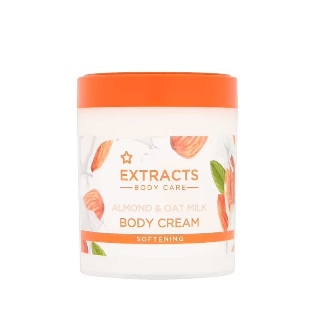 Superdrug Extracts Almond & Oat Milk Body Cream 475ml