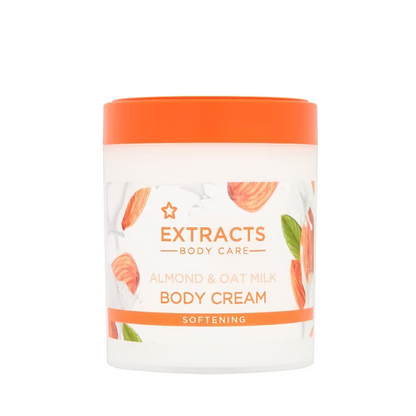 Superdrug Extracts Almond & Oat Milk Body Cream 475ml