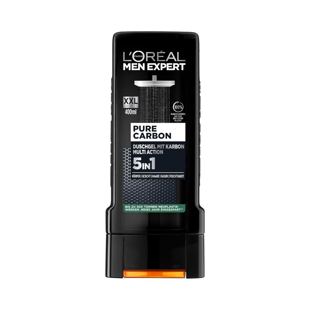 L'Oréal Paris Men Expert Pure Carbon Total Clean 5-in-1 Shower Gel (400ml)