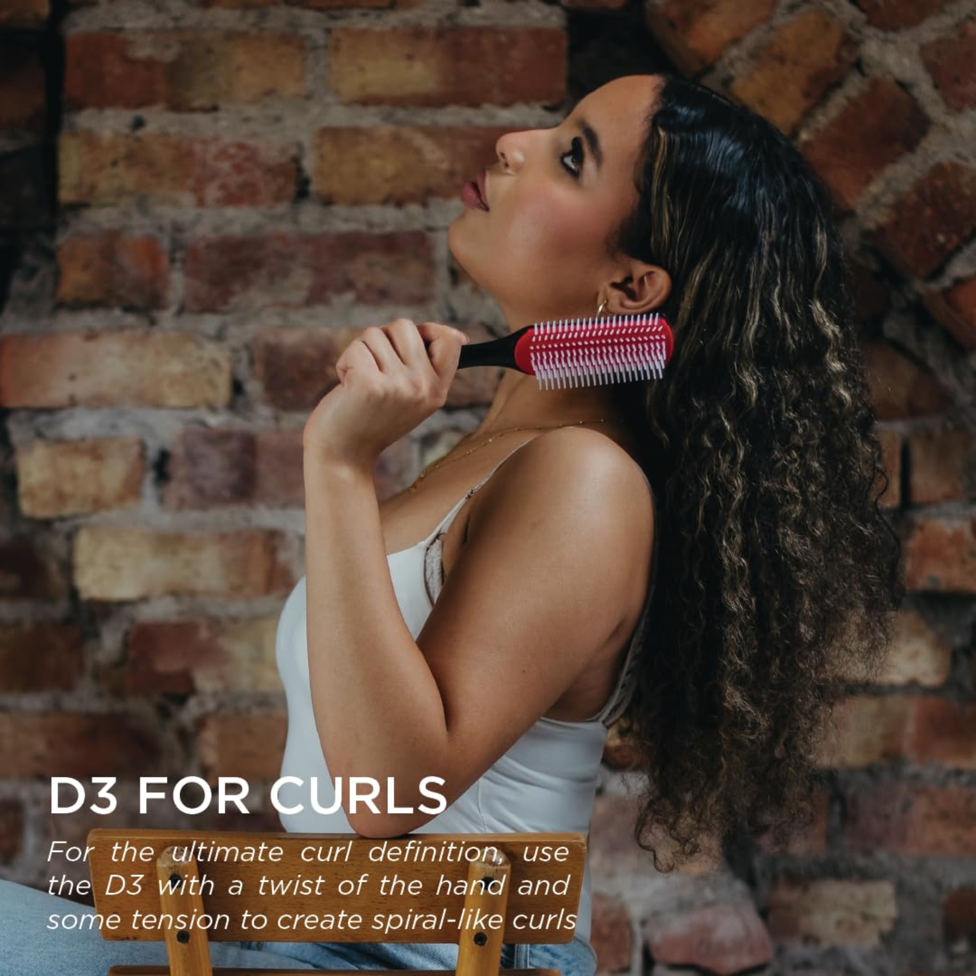 Denman D3 Original Styling Brush – 7 Row