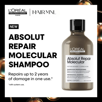 L'Oréal Professionnel Serie Expert Absolut Repair Molecular Sulfate-Free Shampoo 300ml