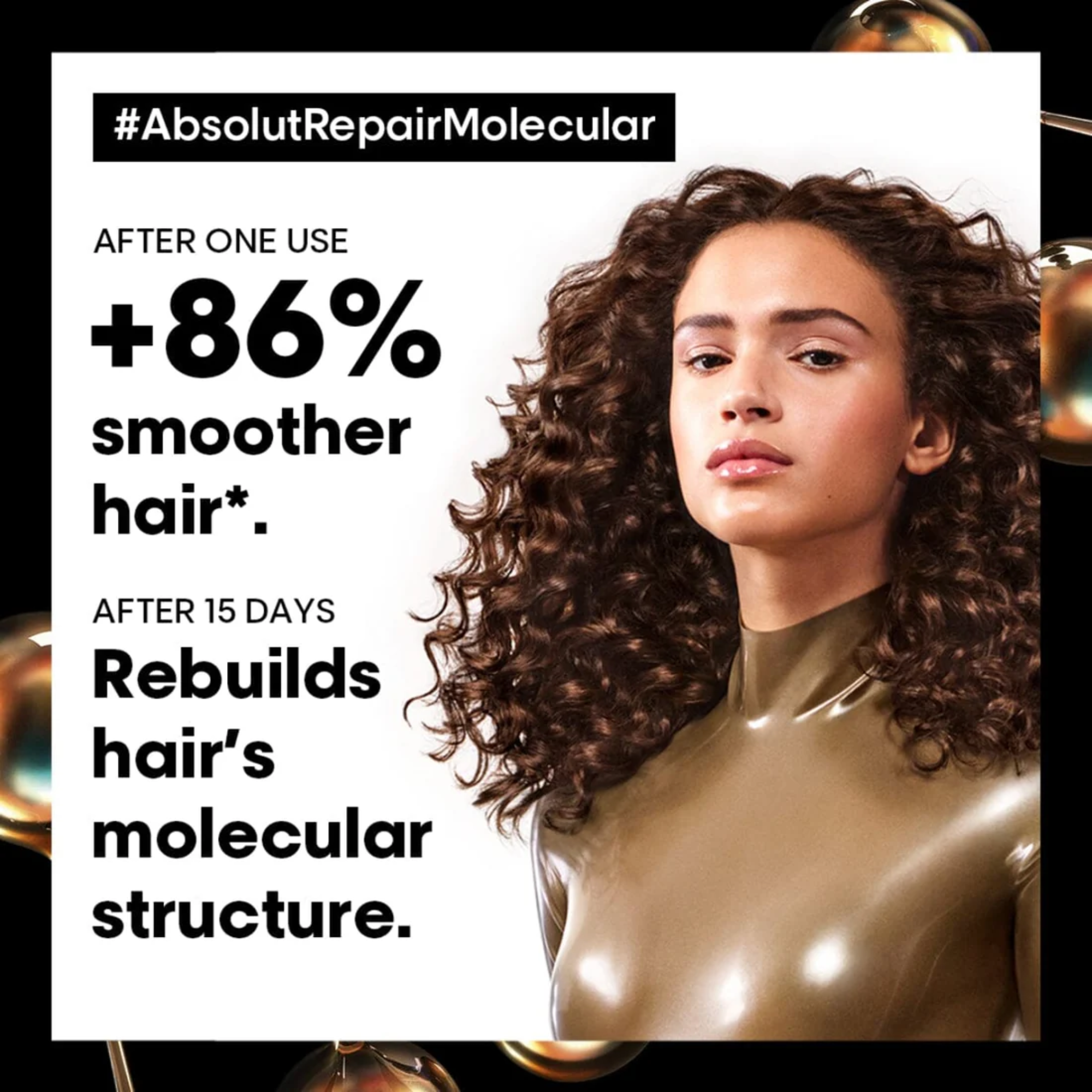 L'Oréal Professionnel Serie Expert Absolut Repair Molecular Sulfate-Free Shampoo 300ml