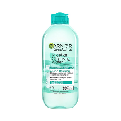 Garnier SkinActive Micellar Cleansing Water With Hyaluronic Acid + Aloe 400ml