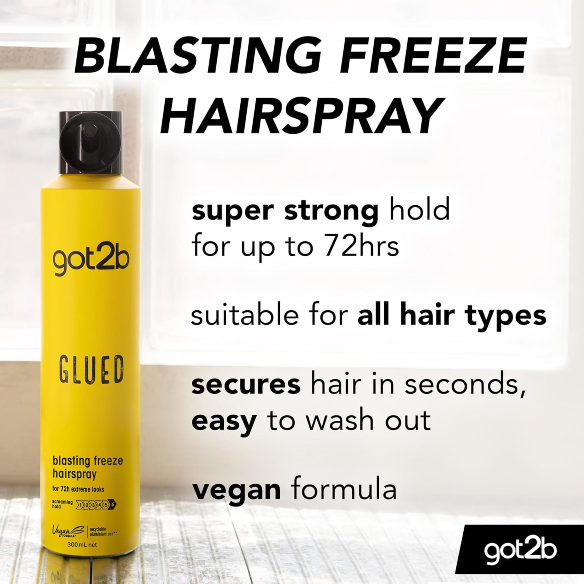 got2b Glued Blasting Freeze Hairspray 300ml