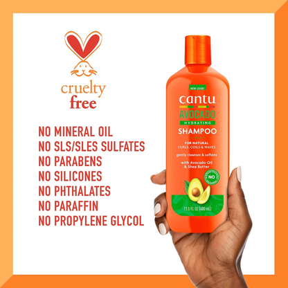 Cantu Avocado Hydrating Shampoo 400ml