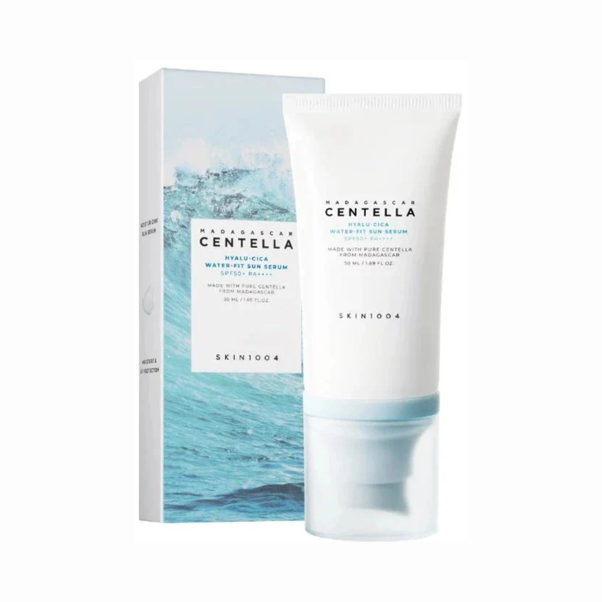 Centella SKIN1004 Madagascar Centella Hyalu-Cica Waterproof Sunscreen Serum SPF 50+ 50 ml