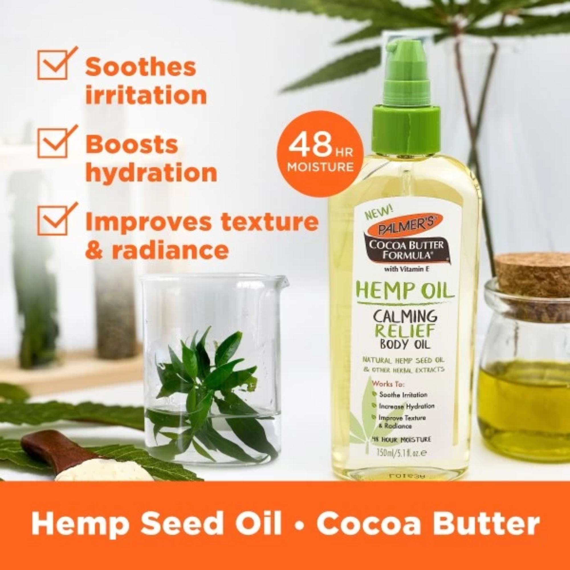 Palmer’s Hemp Oil Calming Relief Body Oil 150ml