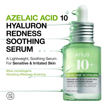 Anua Azelaic Acid 10 Hyaluron Redness Soothing Serum 50ml
