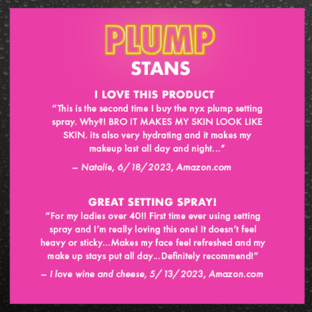 NYX Professional Makeup Setting Spray – Plump Finish
