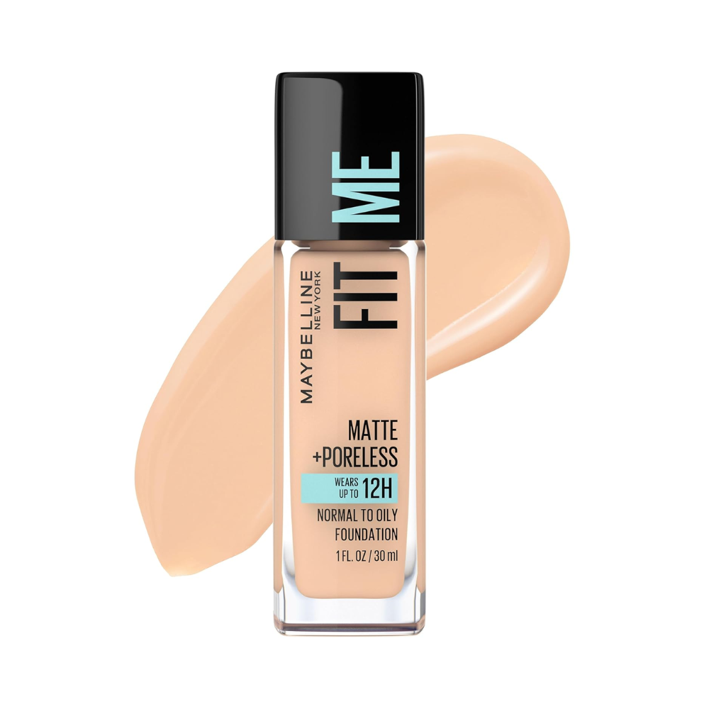 Maybelline Fit Me Matte + Poreless Liquid Foundation – 124 Soft Sand