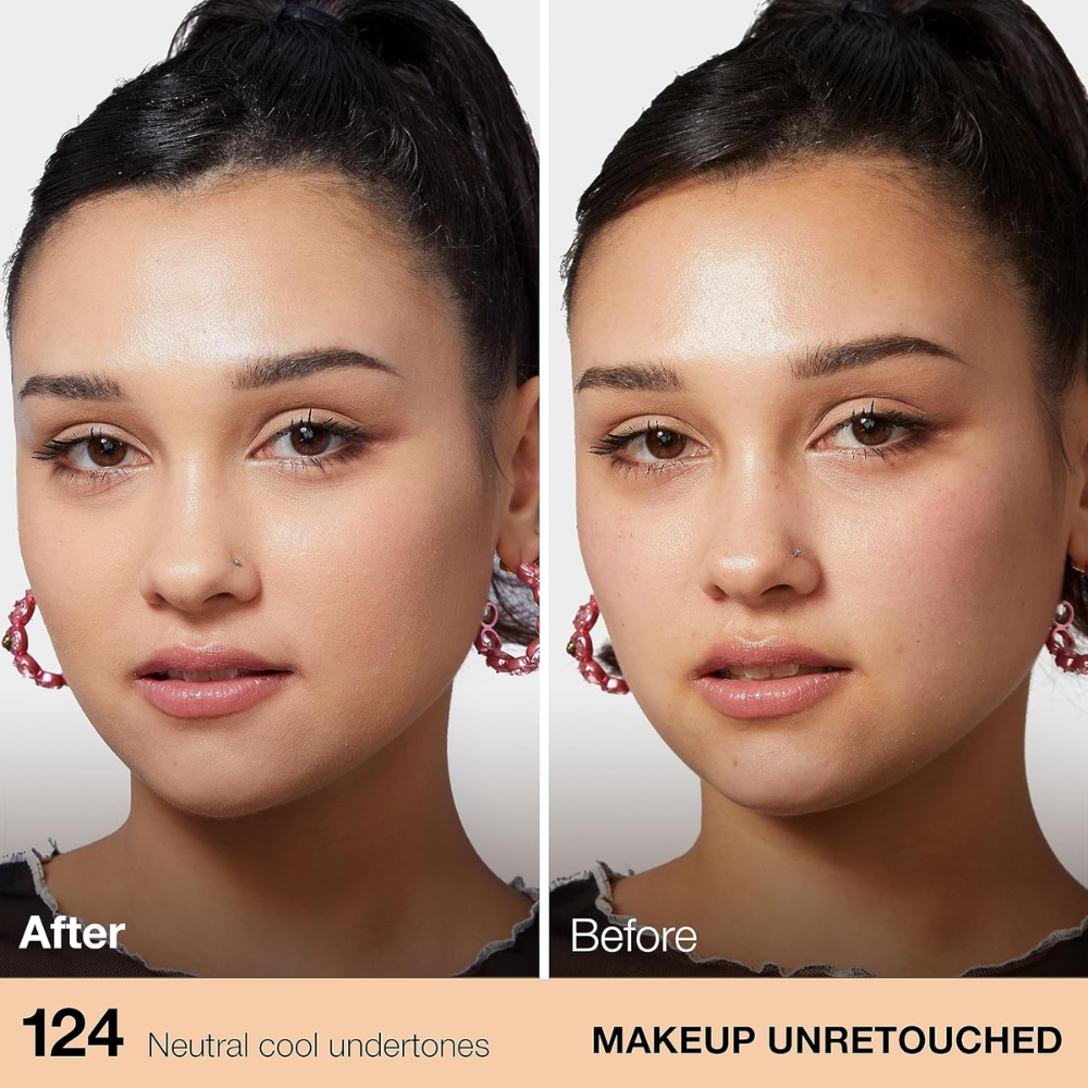 Maybelline Fit Me Matte + Poreless Liquid Foundation – 124 Soft Sand
