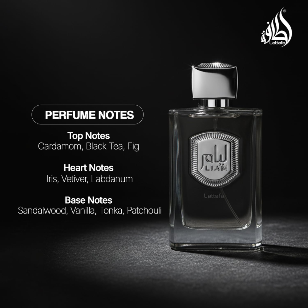 Lattafa Liam Grey Eau De Parfum – 100ml
