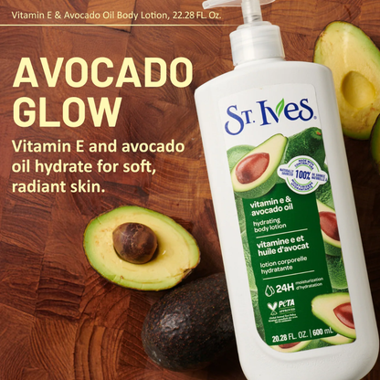 St. Ives Vitamin E & Avocado Hand & Body Lotion 600ml