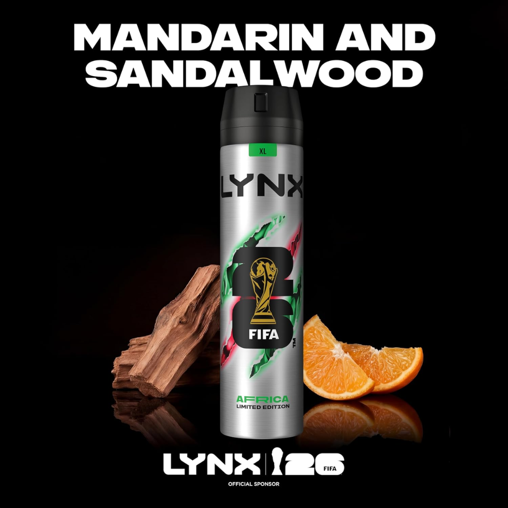 Lynx FIFA Africa XL Anti-Perspirant Spray 250ml
