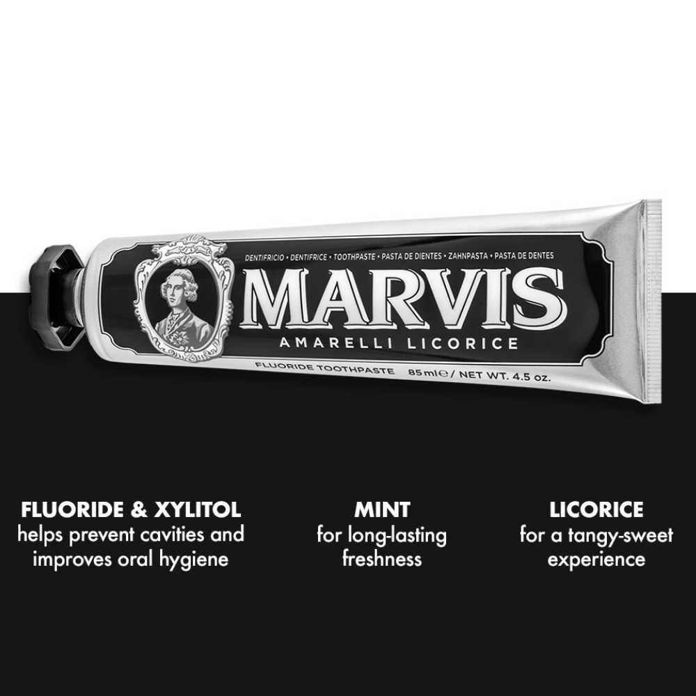 Marvis Amarelli Licorice Toothpaste 85ml