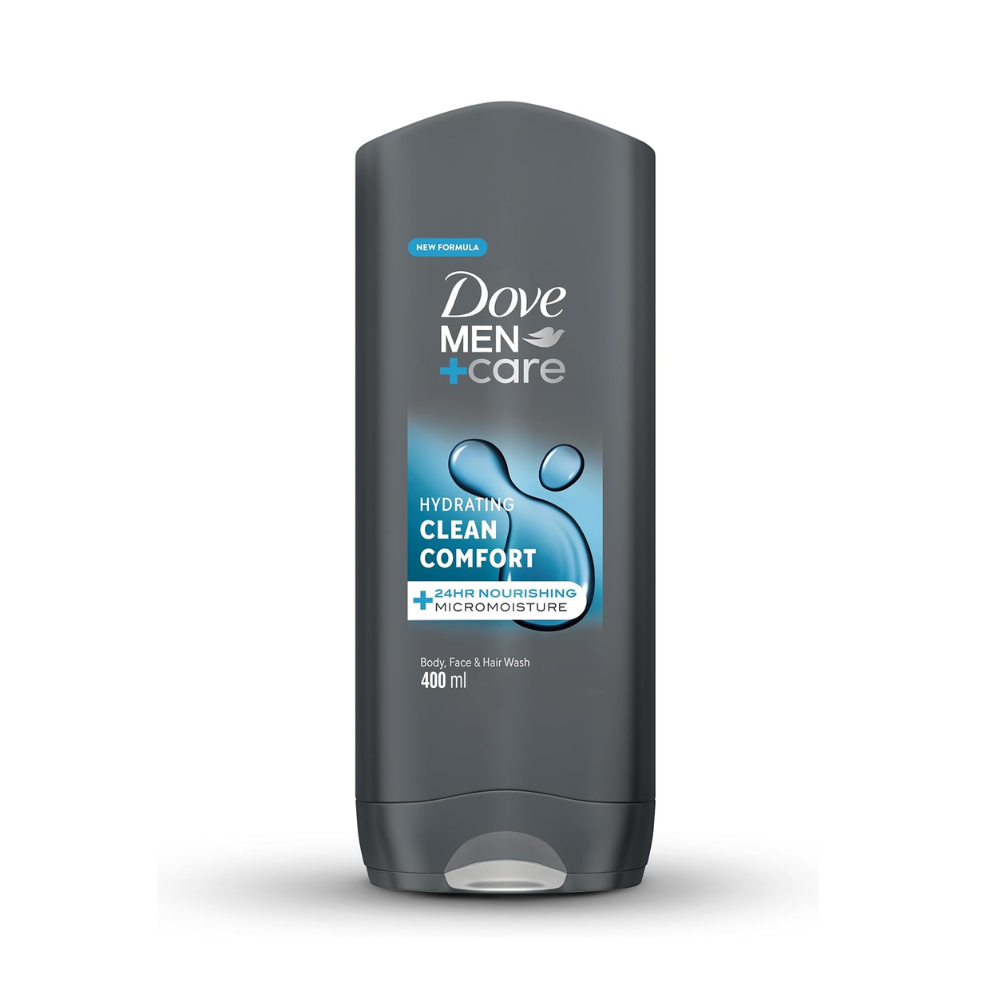 Dove Men+Care Clean Comfort Body and Face Wash 400ml