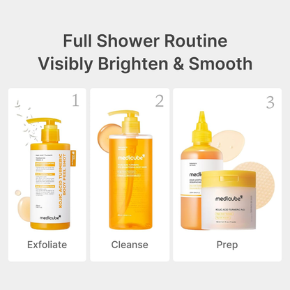 Medicube Kojic Acid Turmeric Brightening Body Wash 400ml