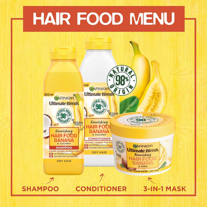 Garnier Ultimate Blends Hair Food Banana Shampoo 350ml