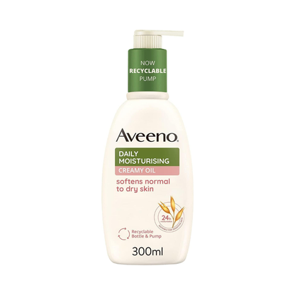 Aveeno Daily Moisturising Creamy Oil for Dry, Sensitive Skin 300ml