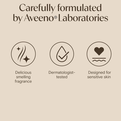 Aveeno Daily Moisturising Yogurt Body Cream, Apricot &amp; Honey Scent 300ml