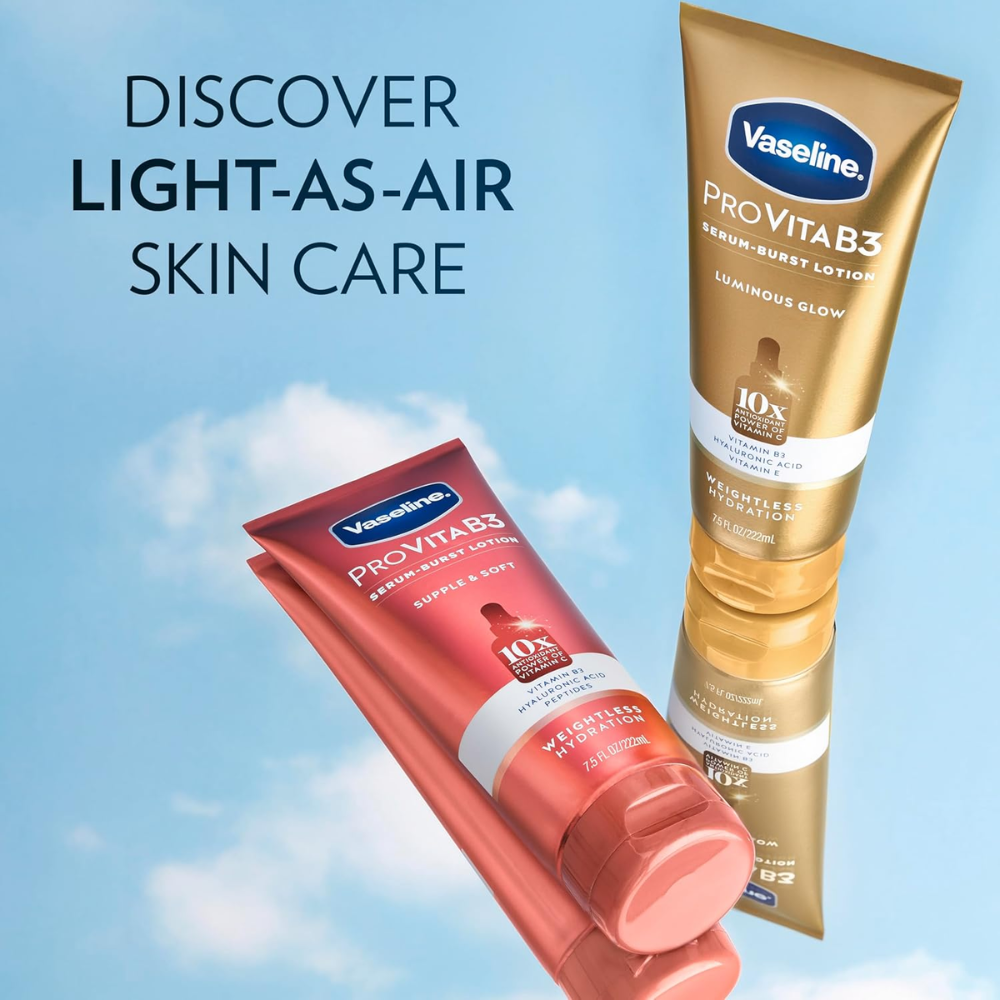Vaseline Pro VitaB3 Serum Burst Lotion – Flawless Bright 222ml
