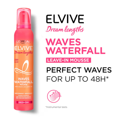 L'Oréal Paris Elvive Dream Lengths Waves Waterfall Mousse (200ml)