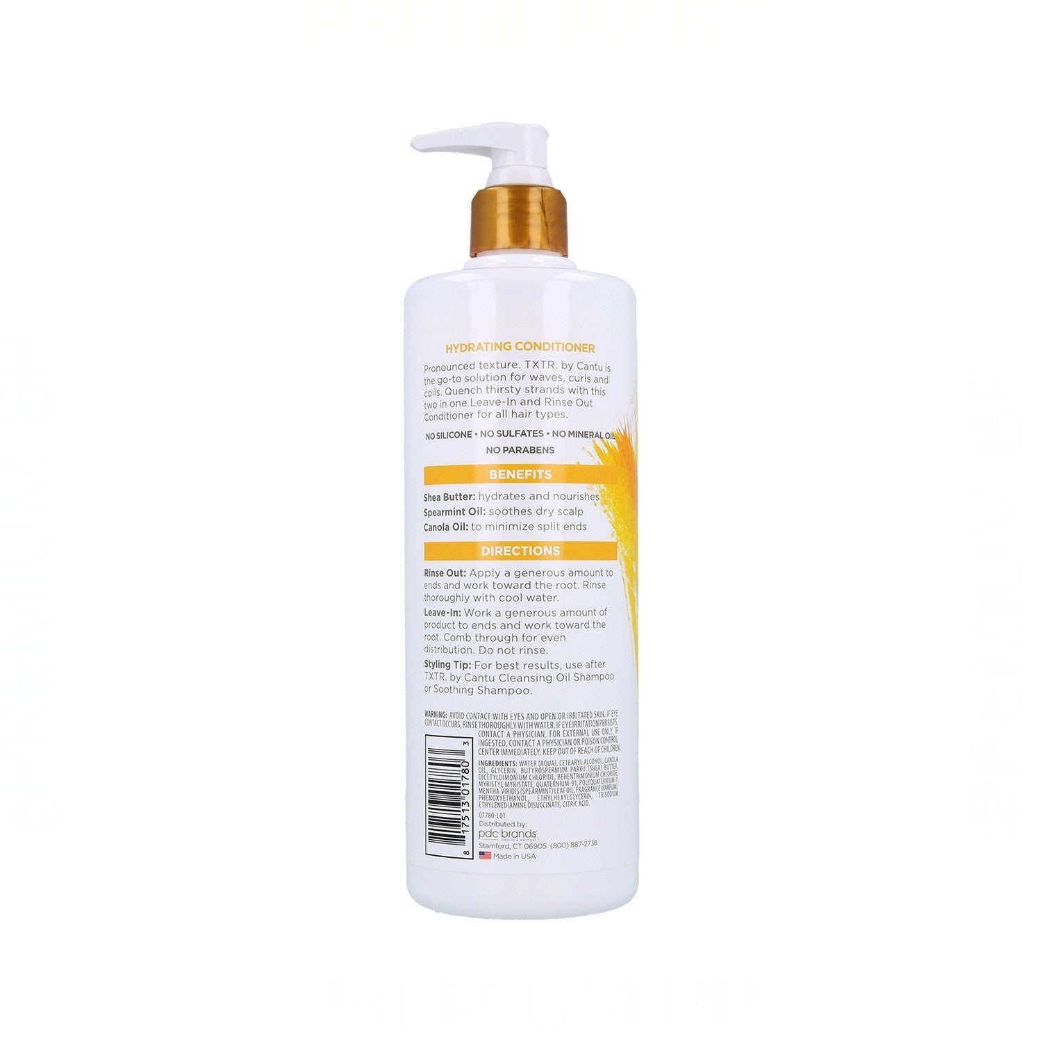 Cantu Txtr Treatment Hydrating Conditioner 473 ml (With/ Without Rinse)