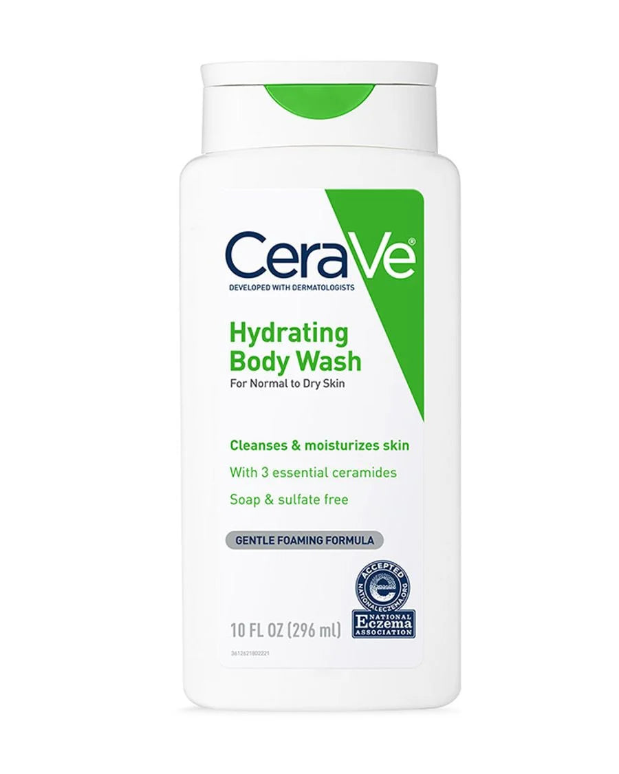 CeraVe Hydrating Body Wash is a 296ml