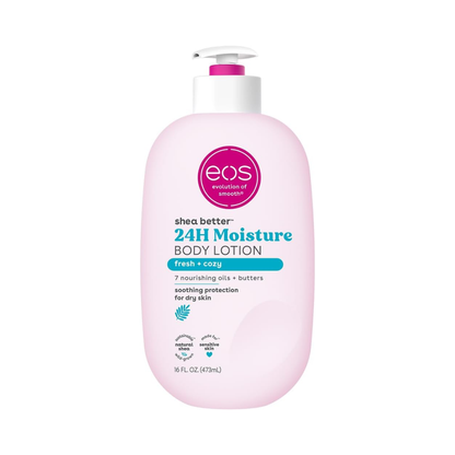 eos Fresh & Cozy Shea Better Body Lotion 24h Hydration 473ml