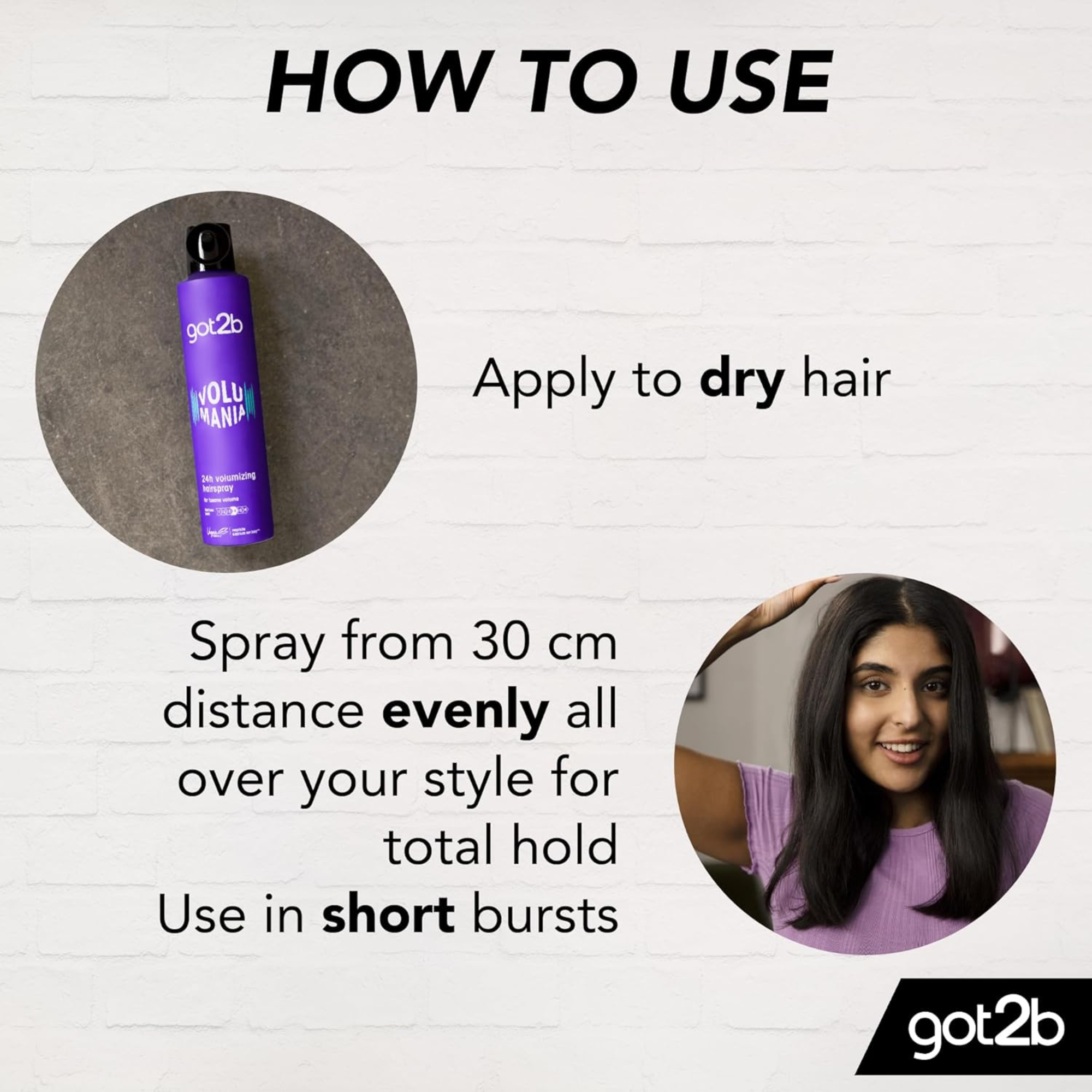 got2b Volumania 24h Volumising Hairspray 300ml