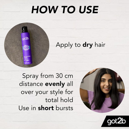 got2b Volumania 24h Volumising Hairspray 300ml