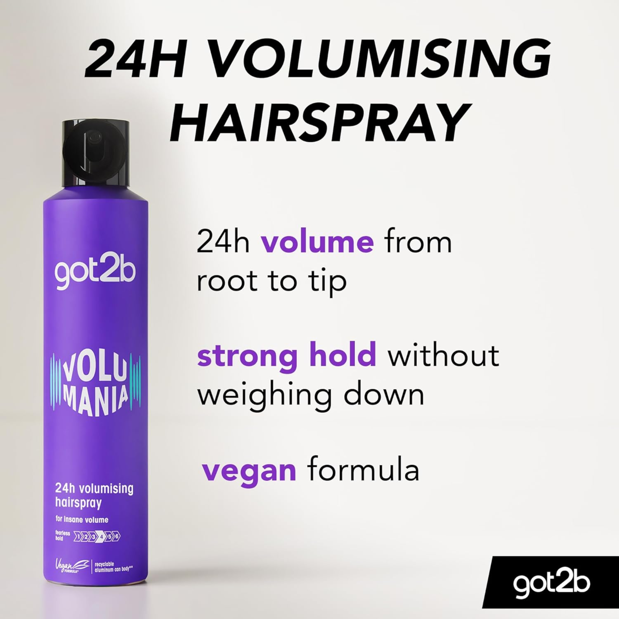got2b Volumania 24h Volumising Hairspray 300ml