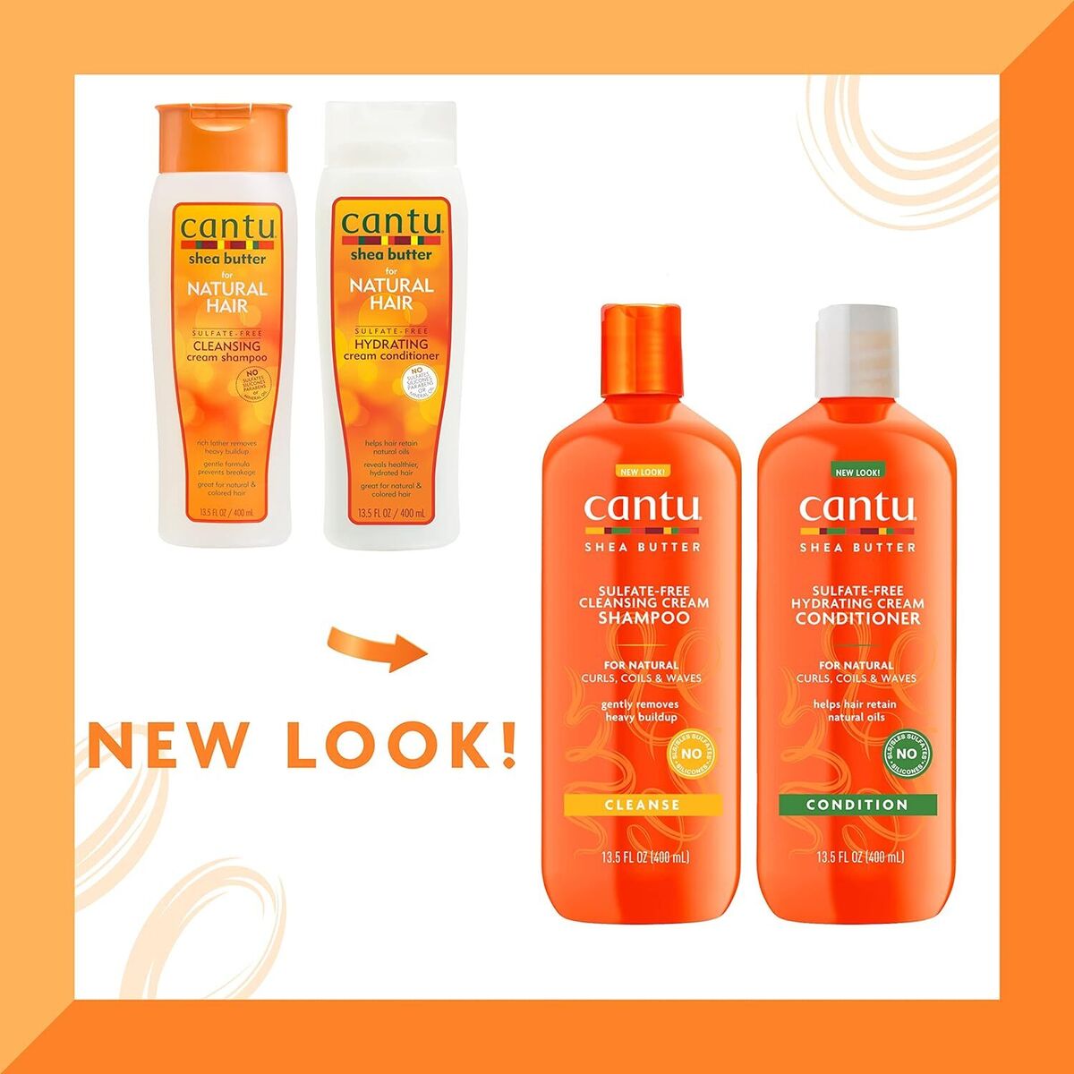 Cantu Shea Butter for Natural Hair Cleansing Cream Shampoo 400ml