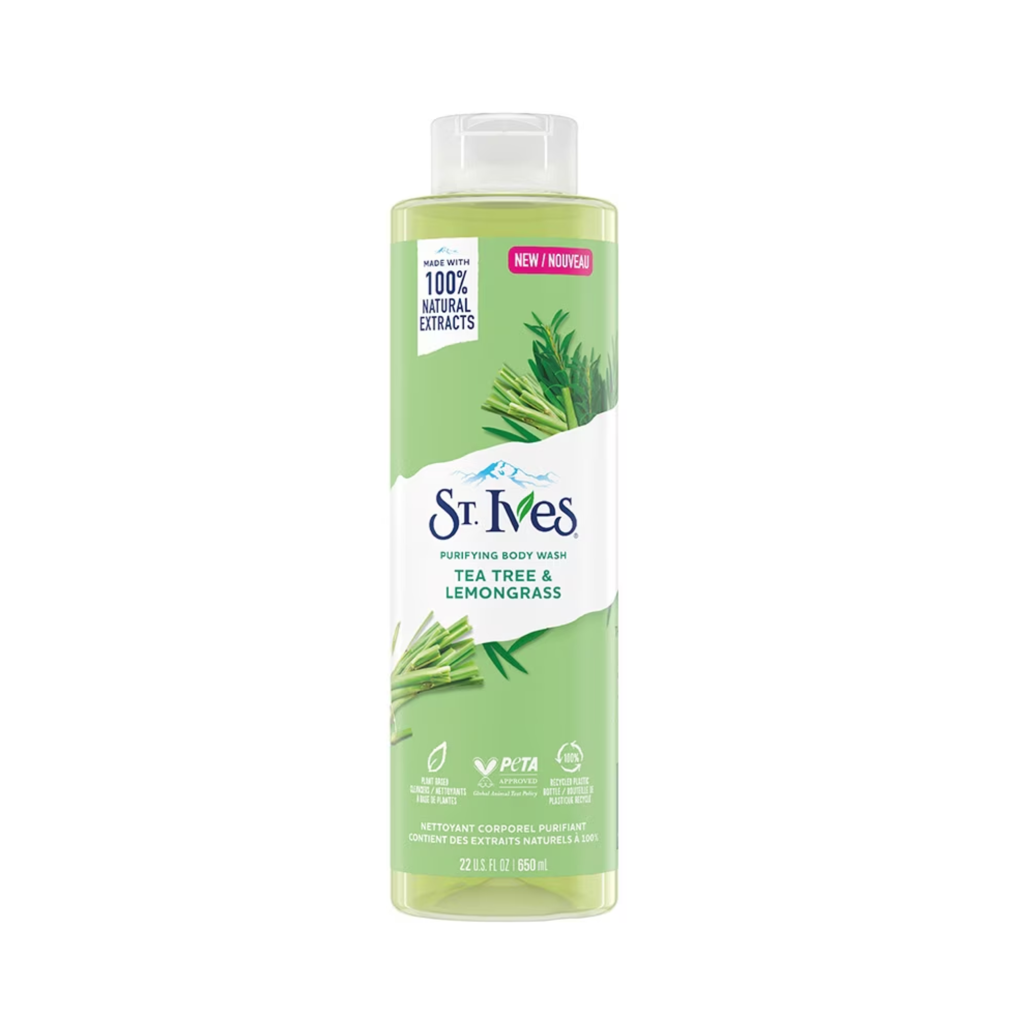 St. Ives Tea Tree & Lemongrass Purifying Body Wash (650ml)